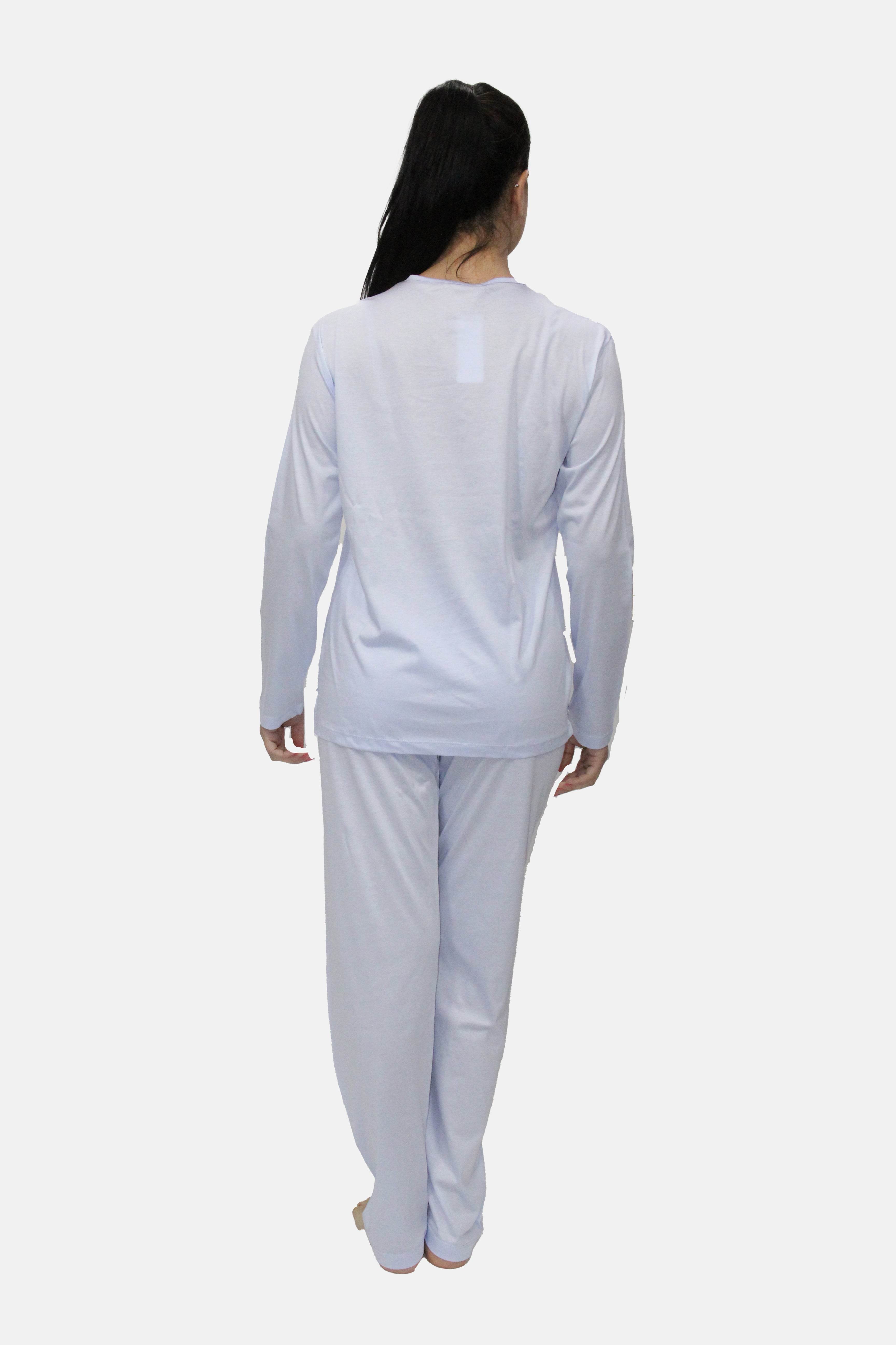 Pigiama Manica lunga Donna E2515 Fida - evabiancheria